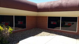 Adventure center custom graphics signage wildow film