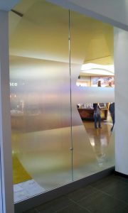 Custom logo shaped window film