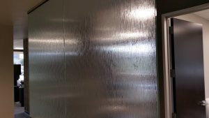 Etched glass look window film