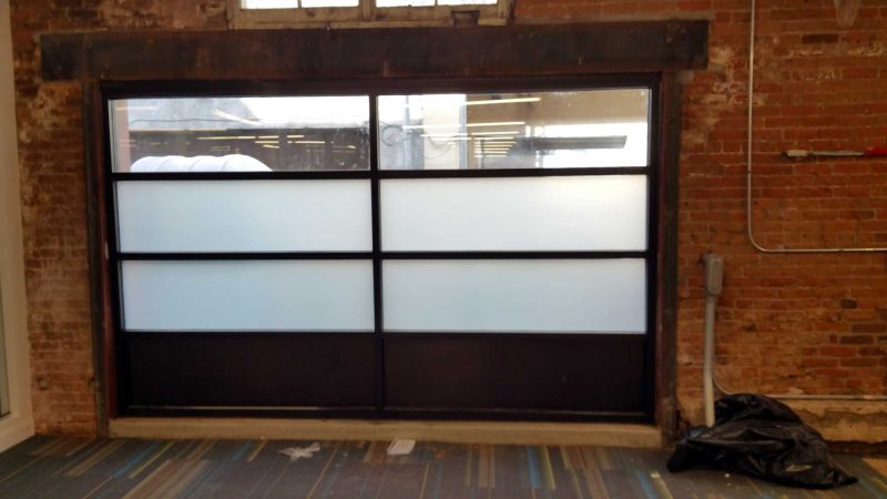 Window For Building Trades, Garage Door Window Privacy