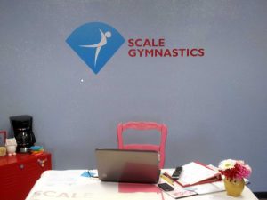 Gymnastics gymnasium custom wall graphics