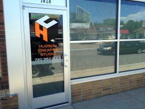Photography studio signage graphics