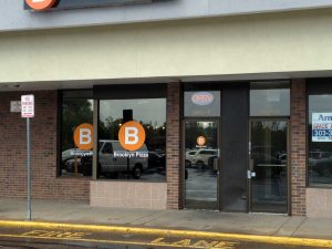 Pizza resturant graphics and signage