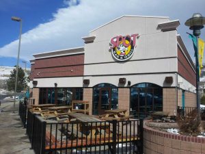 Restaurant reflective window film